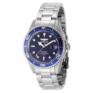 Invicta Pro Diver Men’s Watch 37.5mm 48724 Blue Dial Stainless Steel NIB